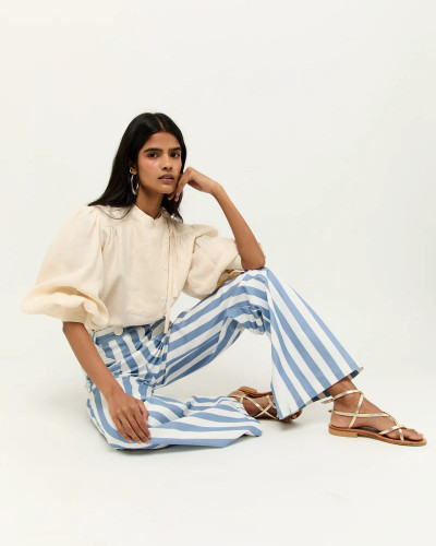 PANTALÓN RAYAS AZUL