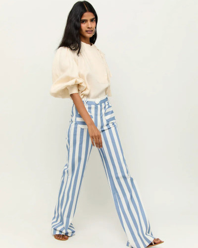 PANTALÓN RAYAS AZUL