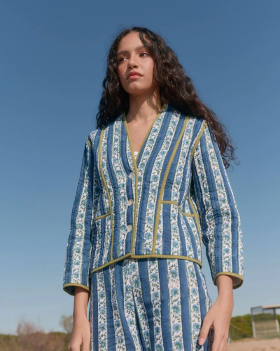CHAQUETA REVERSIBLE FLORA