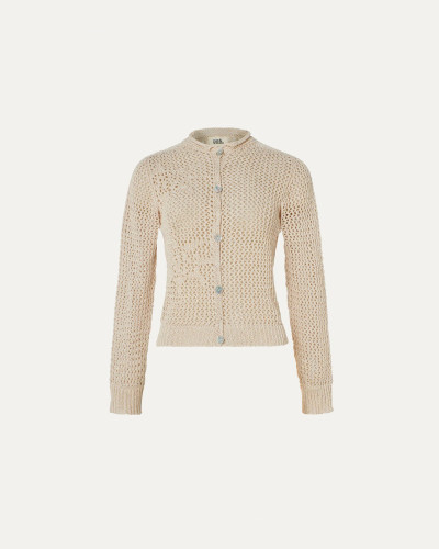 CARDIGAN PUNTO BLANCO ROTO