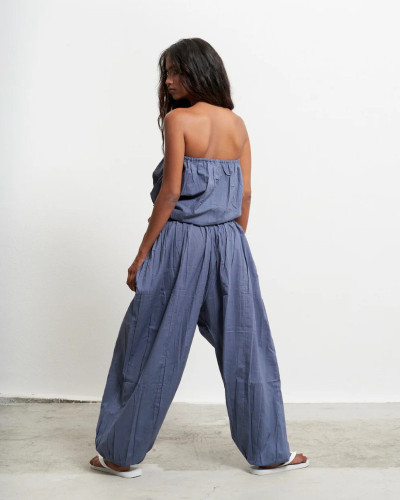 PANTALÓN BOMBACHO AZUL
