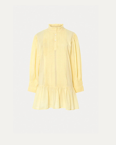 VESTIDO CORTO AMARILLO