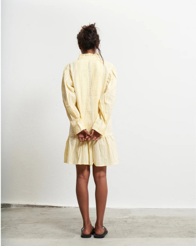 VESTIDO CORTO AMARILLO