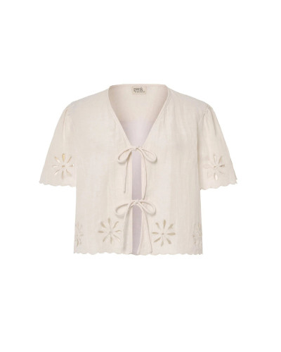 CAMISA FLORES CALADAS