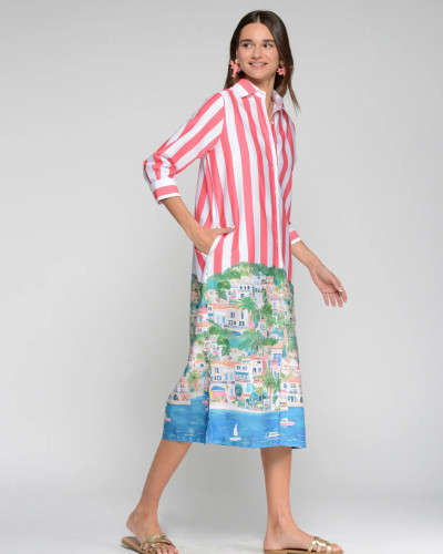 VESTIDO CAMISERO RAYAS PUERTO BANUS