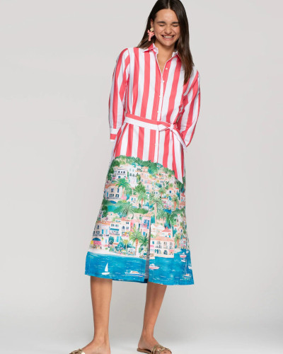 VESTIDO CAMISERO RAYAS PUERTO BANUS