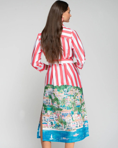 VESTIDO CAMISERO RAYAS PUERTO BANUS