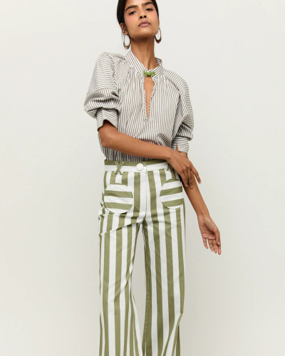 PANTALÓN RAYAS KAKI