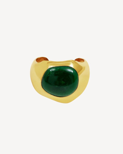 PULSERA BALI ORO VERDE