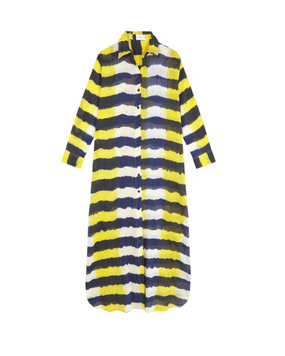 VESTIDO AZUL AMARILLO