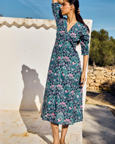 VESTIDO MIDI GRUES