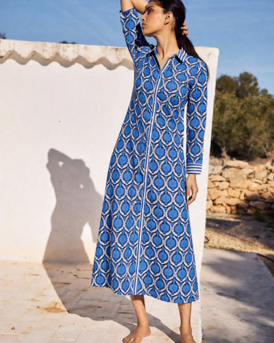 VESTIDO CAMISERO AZUL