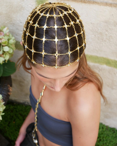 CASQUETE NEBULA ORO