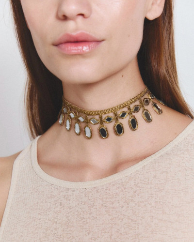 CHOKER TRUENO ORO