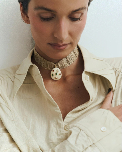 COLLAR BIANCA ORO