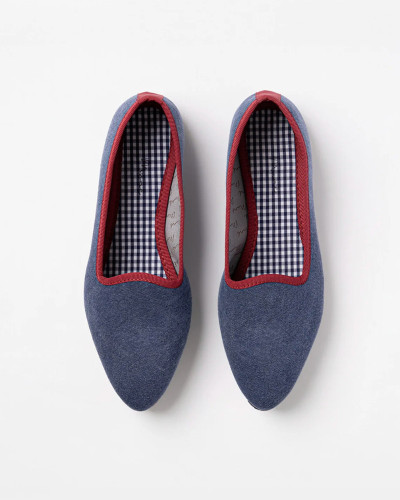 SLIPPER LONA PLOMO PLUS