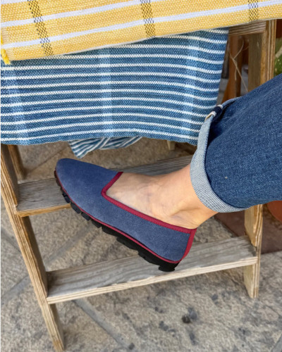 SLIPPER LONA PLOMO PLUS