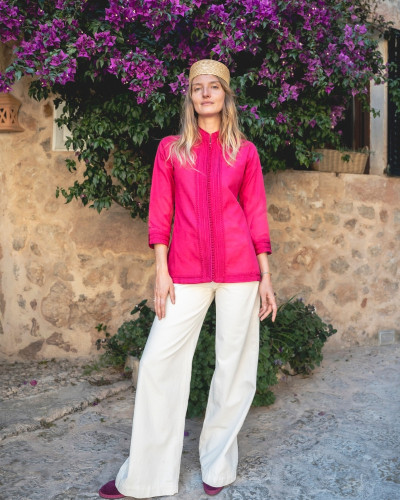 KAFTAN FUCSIA CORTO
