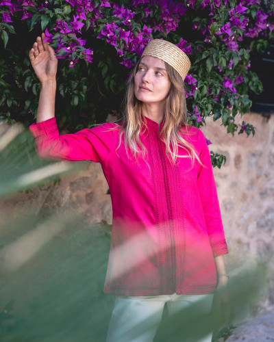 KAFTAN FUCSIA CORTO