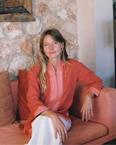 KAFTAN CORAL CORTO