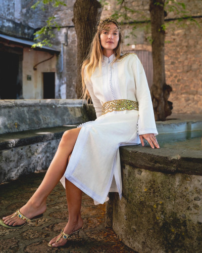 KAFTAN BLANCO LARGO