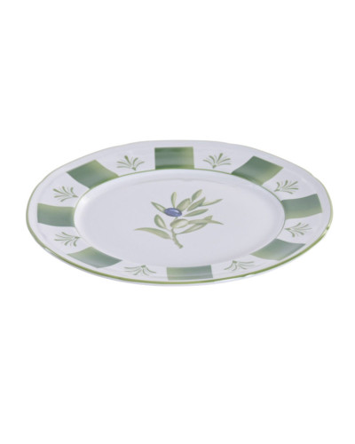 VAJILLA SET PORCELANA 18 PIEZAS OLIVO VERDE