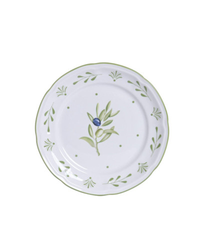 VAJILLA SET PORCELANA 18 PIEZAS OLIVO VERDE