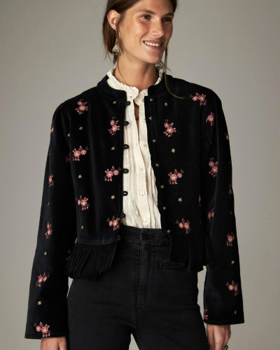 CHAQUETA CORTA TERCIOPELO ANTOINETTE