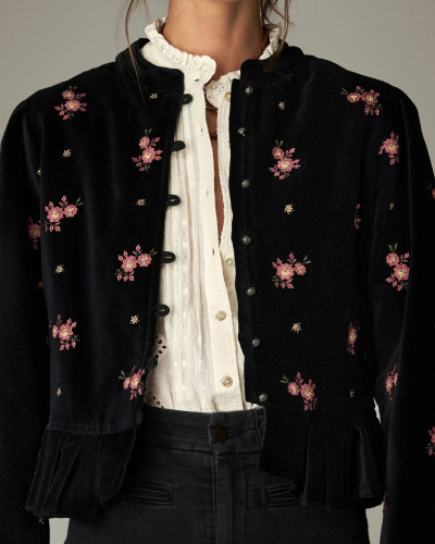 CHAQUETA CORTA TERCIOPELO ANTOINETTE