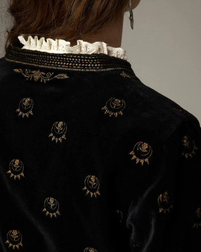 CHAQUETA TERCIOPELO CORTA LUNA