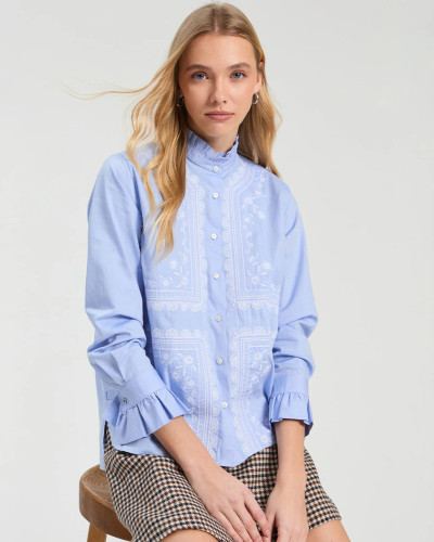 CAMISA NICOLA AZUL