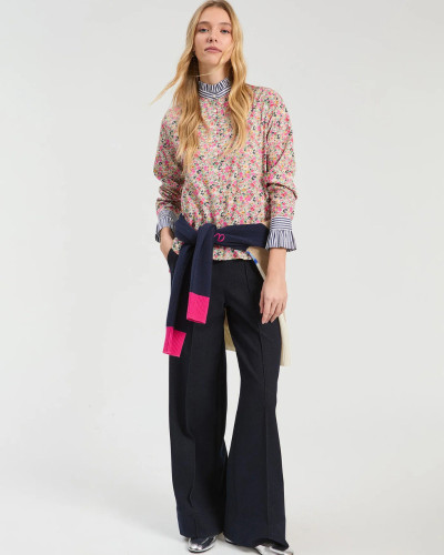 CAMISA NICOLA MINI FLOR CRUDO