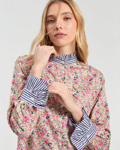 CAMISA NICOLA MINI FLOR CRUDO
