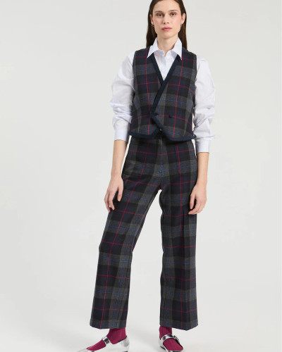 PANTALON DIANA ESCOCES GRIS