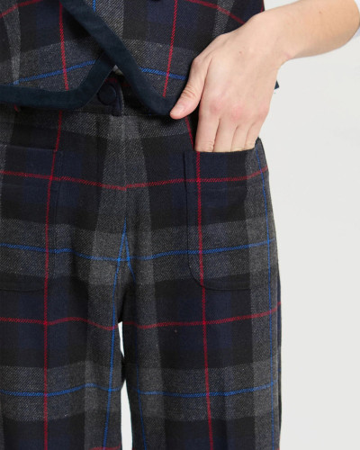 PANTALON DIANA ESCOCES GRIS