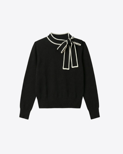 CARDIGAN LAZO NEGRO