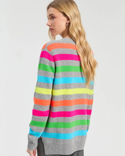 CARDIGAN RAYAS MULTICOLOR