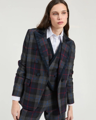 CHAQUETA TANA ESCOCES GRIS