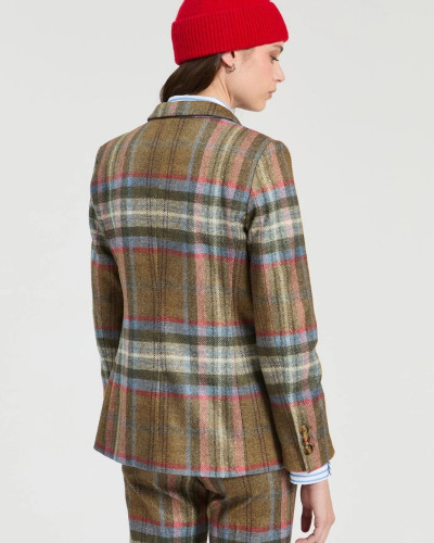 CHAQUETA CUADROS MARRÓN
