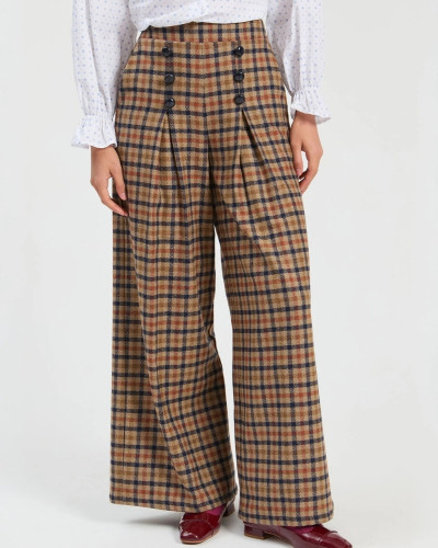 PANTALON MAYA CUADROS