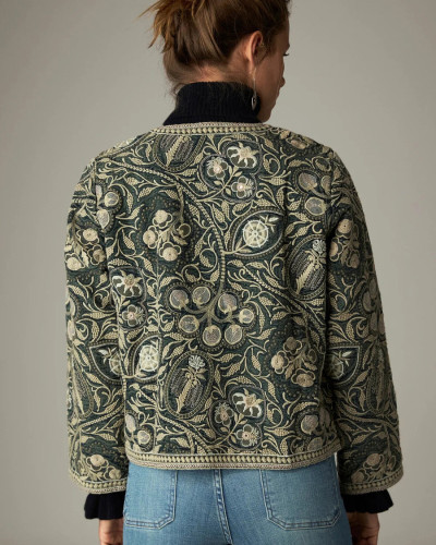 CHAQUETA BORDADA ABU JADE