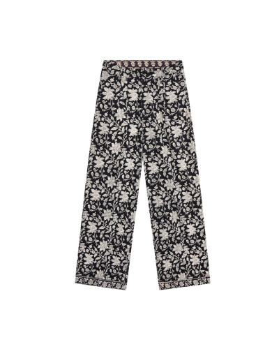 Pantalón ancho estampado de venta online en la central 1897.