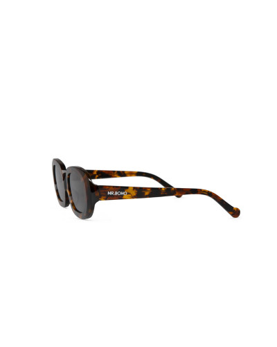 GAFAS DE SOL OVALADAS MARRON-NEGRO