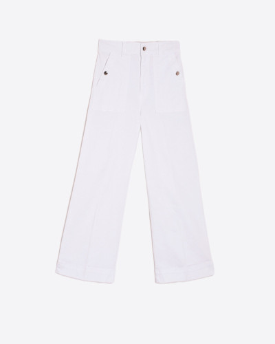 PANTALON BLANCO ANCHO