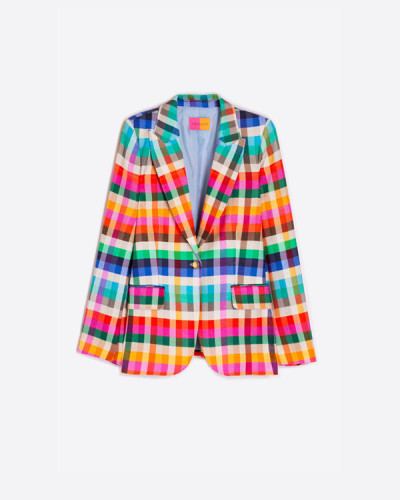 CHAQUETA CUADROS COLORES