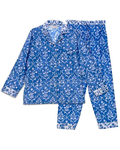 Comprar pijama azul y blanco en La Central 1897