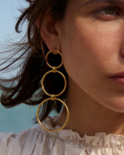 PENDIENTES MARS ORO