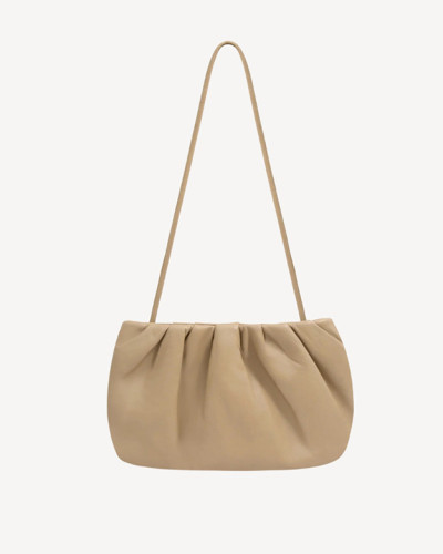 BOLSO CLUTCH CAMEL