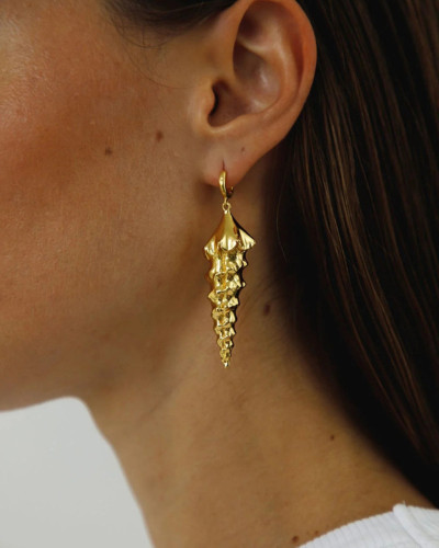PENDIENTES TURQUETA ORO