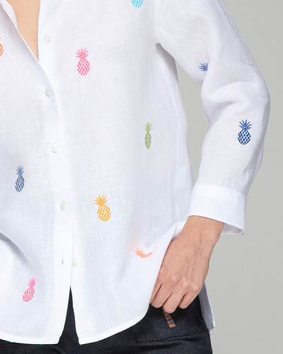 CAMISA MINIPIÑAS BORDADAS